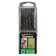 COFFRET FORET BOIS 4POINTES 5PCS DIAMETRE3 - 4 - 5 - 6 - 8 MM COFFRET FORET BOIS 4POINTES 5PCS DIAMETRE3 - 4 - 5 - 6 - 8 MM